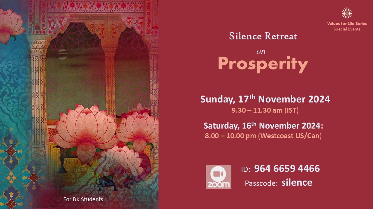 Silence Retreat PROSPERITY